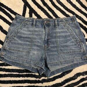Medium aerie denim shorts
